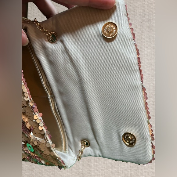 Nicole Miller Sequin two-toned Shoulder/crossbody Bag NWT - Picture 5 of 9